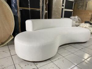 3-Seater Curved Chaise Lounge Sofa Set