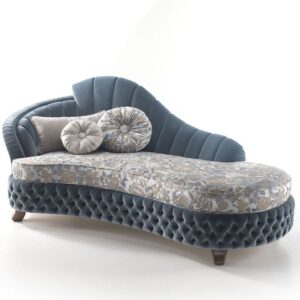 English Roll Arm Chaise Lounge for Luxurious Relaxation