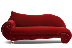 English Roll Arm Chaise Lounge for Luxurious Relaxation
