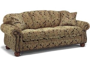 High-Back English Roll Arm Wingback Sofaset