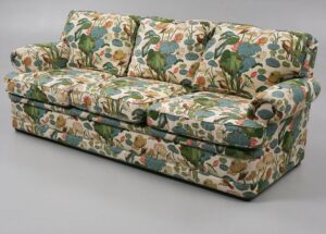High-Back English Roll Arm Wingback Sofaset