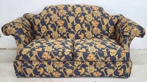 High-Back English Roll Arm Wingback Sofaset