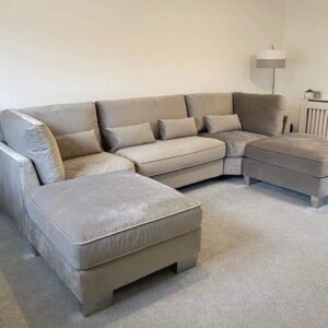 Industrial Style Corner Sofa