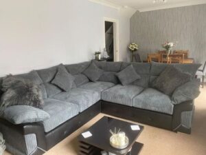 Industrial Style Corner Sofa