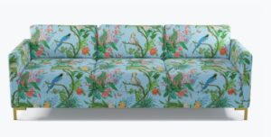 3 Seater Floral English Roll Arm Sofaset