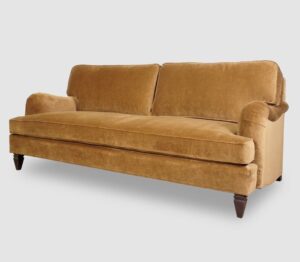 Modern English Roll Arm Sofaset in Bold Colors