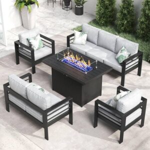 Outdoor Metal Conversation Set