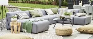 Outdoor L-Shaped Patio Sofa Set