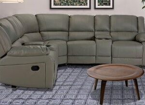 Reclining L-Shaped Sectional with Console