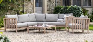 Outdoor L-Shaped Patio Sofa Set