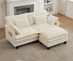 2-Seater Chaise Lounge Loveseat