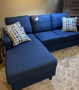 5-Seater Convertible L-Shaped Sofa Bed
