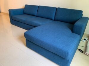 4-Seater High-Back L-Shaped Sofa Set