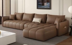 5-Seater Bohemian-Inspired L-Shaped Sectional