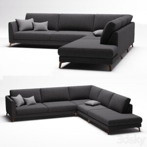 5-Seater Bohemian-Inspired L-Shaped Sectional