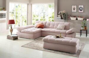 5-Seater Convertible L-Shaped Sofa Bed