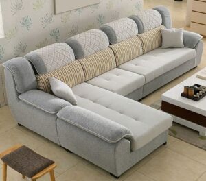 5-Seater Reversible Chaise L-Shaped Sofaset