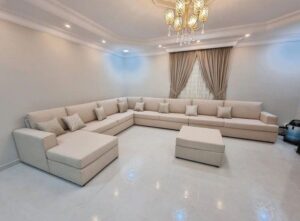 6-Seater Sleeper L-Shaped Chesterfield Sofaset