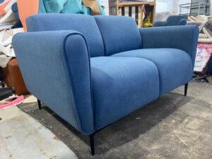 2-Tone L-Shaped Chesterfield Sofaset