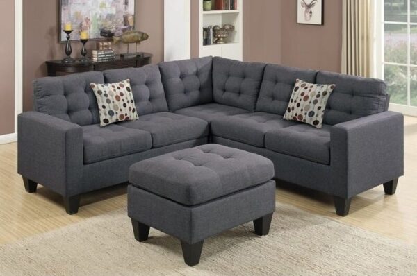 5-Seater Bohemian-Inspired L-Shaped Sectional