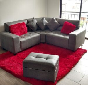 5-Seater Bohemian-Inspired L-Shaped Sectional