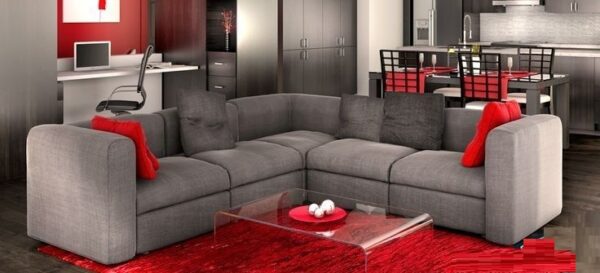 5-Seater Bohemian-Inspired L-Shaped Sectional