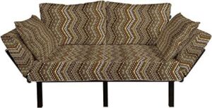 Futon Sofaset with Adjustable Armrests