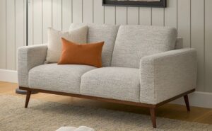 2-Seater Mid-Century Modern Loveseat