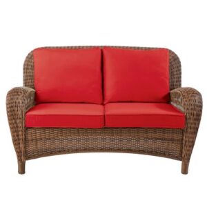 2-Seater Rattan Loveseat for Outdoor Living