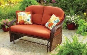 2-Seater Rattan Loveseat for Outdoor Living
