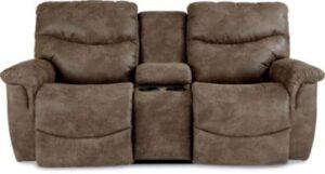 2-Seater Microfiber Recliner Loveseat