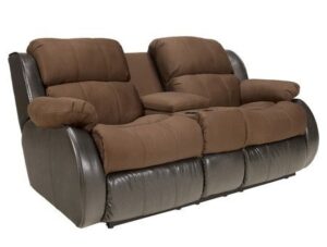 2-Seater Microfiber Recliner Loveseat