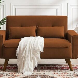 2-Seater Mid-Century Modern Loveseat