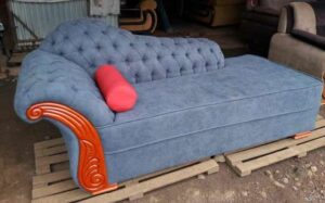 Chaise Lounge Fiber Sofa Set