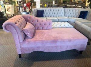Chaise Lounge Fiber Sofa Set