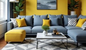 3-Seater Color Splash Chesterfield Sofa Set