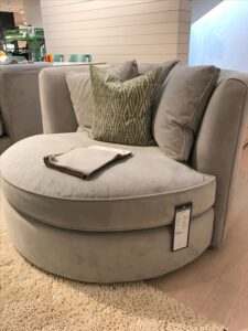 2-Seater Plush Chaise Loveseat with Ottoman