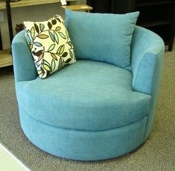 2-Seater Plush Chaise Loveseat with Ottoman