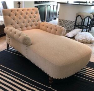 Chaise Lounge Fiber Sofa Set