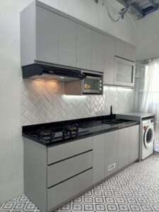 Minimalist Slab Kitchen Cabinets