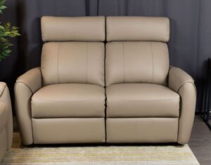 2-Seater Modern Loveseat with Adjustable Headrests