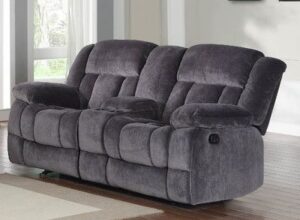2-Seater Modern Loveseat with Adjustable Headrests