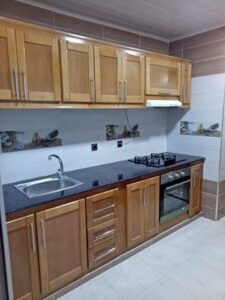 Rustic Wooden Kitchen Cabinet