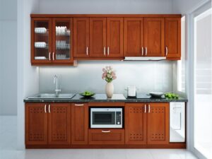 Rustic Wooden Kitchen Cabinet