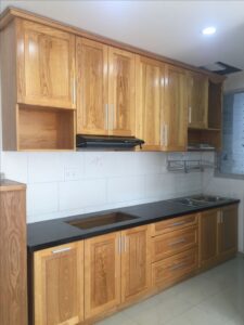 Rustic Wooden Kitchen Cabinet