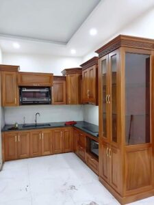 Rustic Wooden Kitchen Cabinet