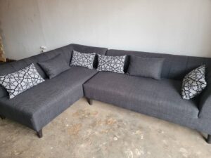 6-Seater Classic Fiber Sectional Sofa Set