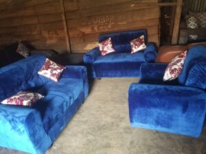 5-Seater Casual Fabric Upholstered Sofaset