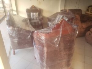 7-Seater Vintage Fiber Sofa Set