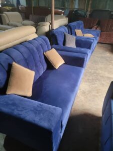 5-Seater Casual Fabric Upholstered Sofaset